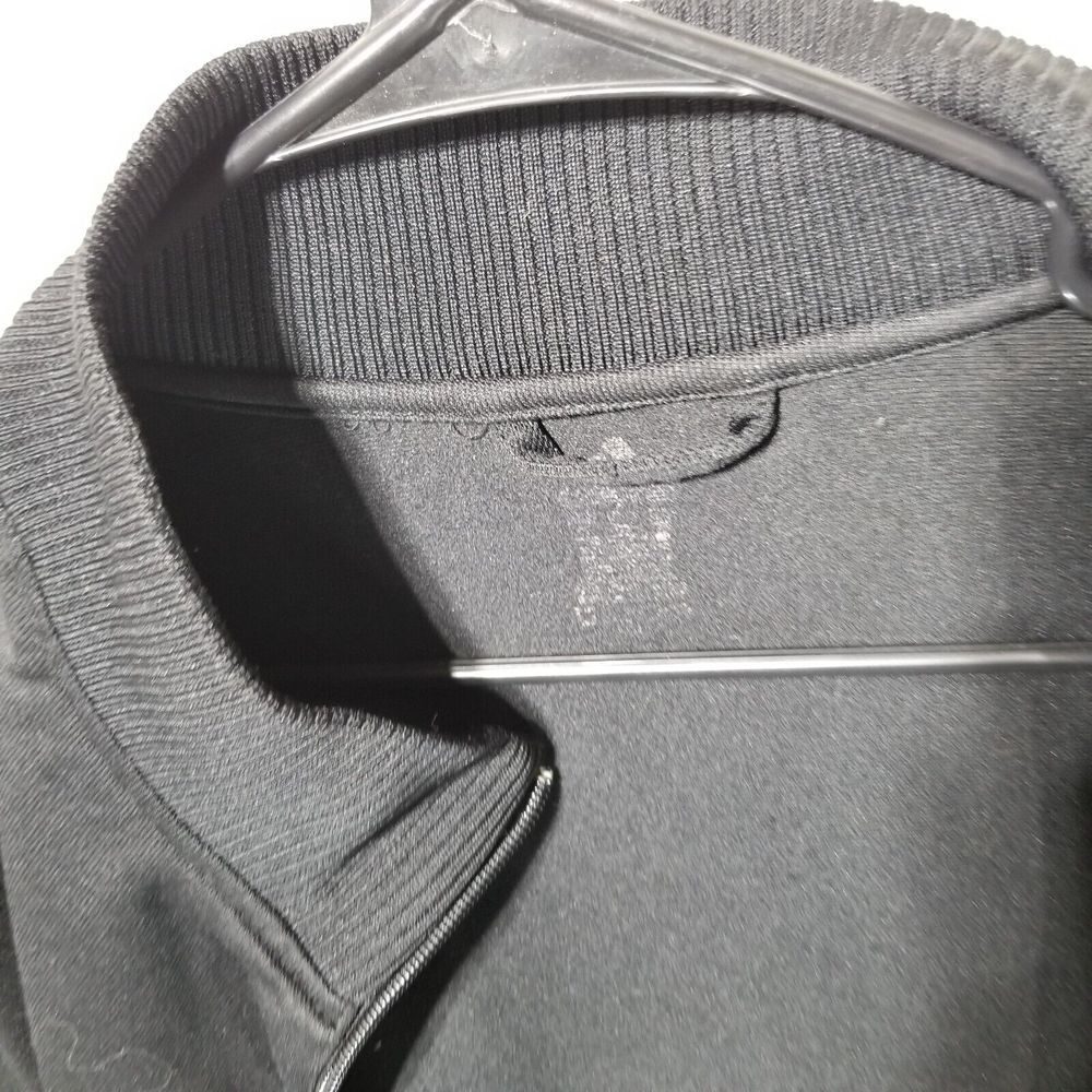 Adidas Track Jacket Men XXL Black On Black Full Zip Kentucky University SEE MEAS - Picture 4 of 16